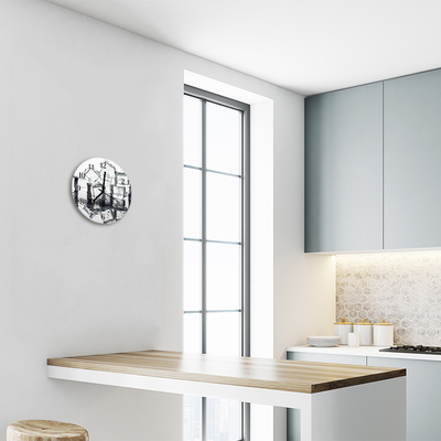 Relógio de parede redondo Gelo