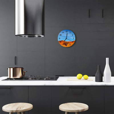 Relógio de parede redondo Deserto