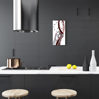 Relógio vertical Padrão de cor de arte