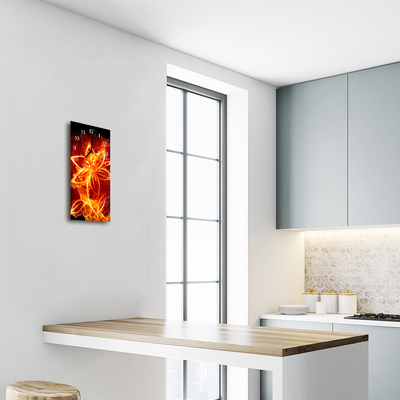 Relógio vertical Flor de laranjeira