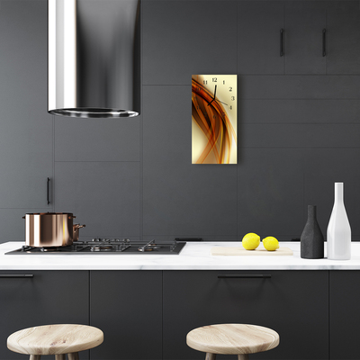 Relógio vertical Padrão bege Art Graphics