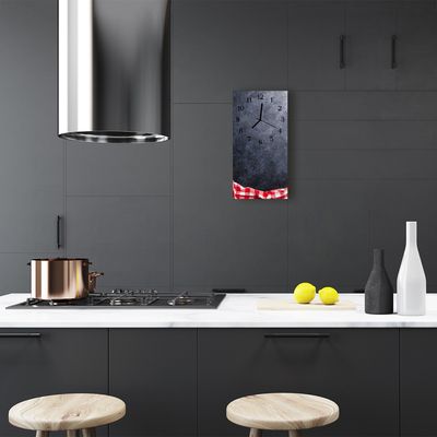 Relógio vertical Mesa de mármore cinza