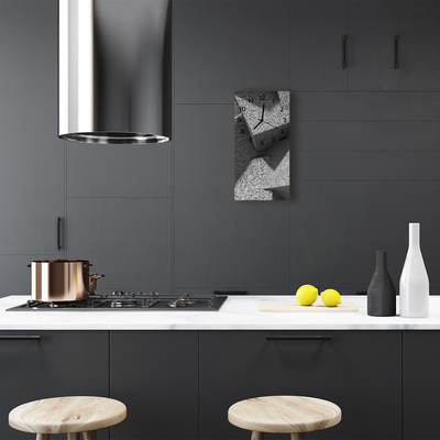 Relógio vertical Mesa de mármore cinza