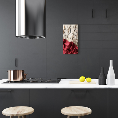 Relógio vertical Mesa de madeira colorida