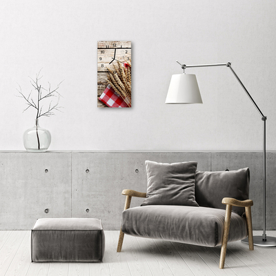 Relógio vertical Cereal de cozinha bege