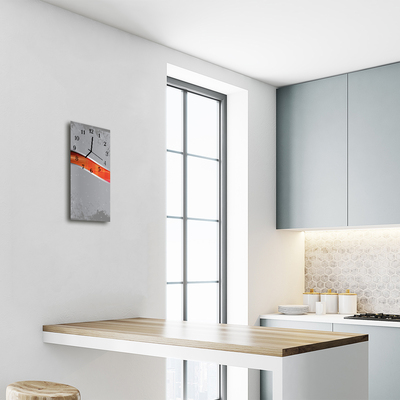 Relógio de vidro vertical Arte Padrão Gráficos Coloridos