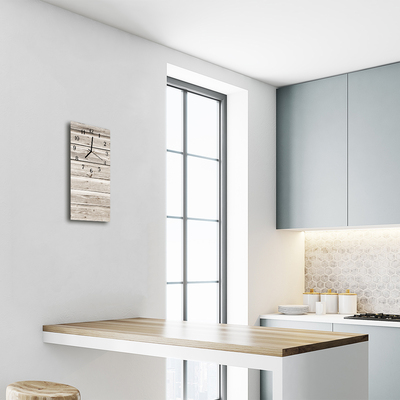 Relógio vertical Madeira branca