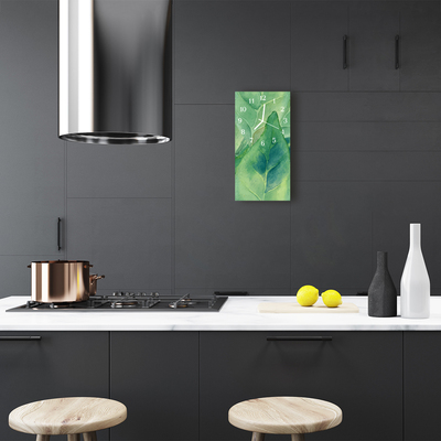 Relógio vertical A natureza deixa o verde