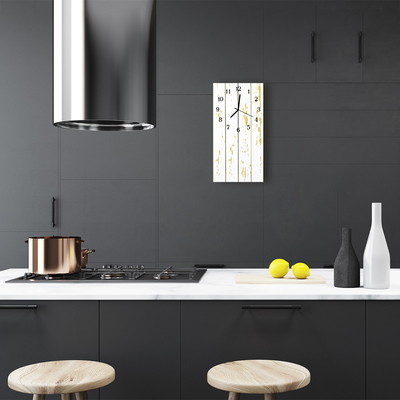 Relógio vertical Madeira branca