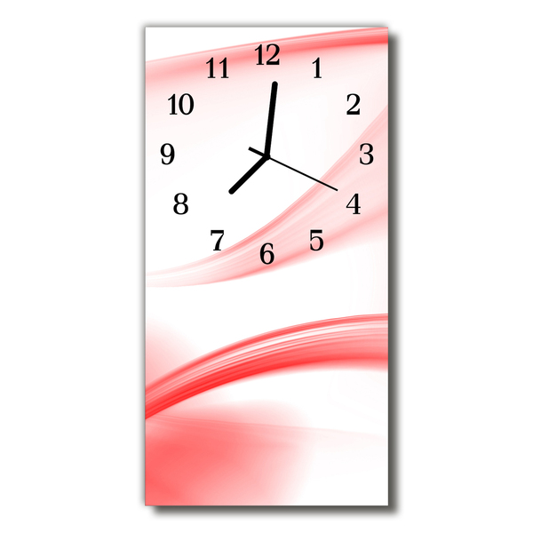 Relógio de vidro vertical Arte Gráfica abstração