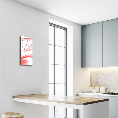 Relógio de vidro vertical Arte Gráfica abstração