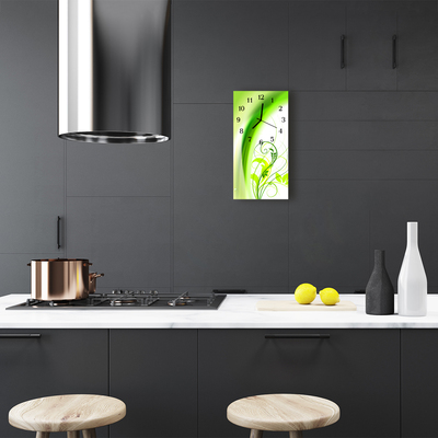 Relógio vertical Natureza Planta verde