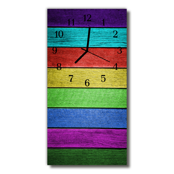 Relógio vertical Madeira pintada