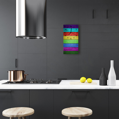 Relógio vertical Madeira pintada