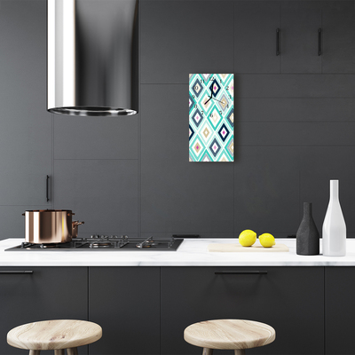 Relógio vertical Gráficos de diamantes coloridos