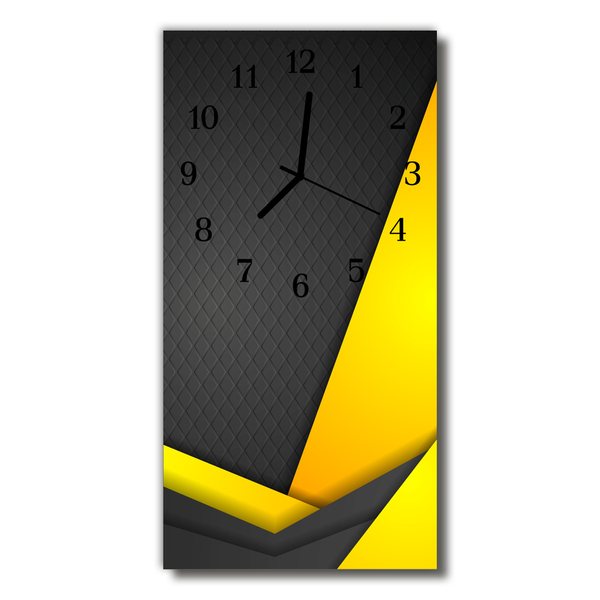 Relógio vertical Figuras coloridas de arte gráfica