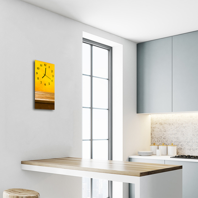 Relógio vertical Mesa colorida