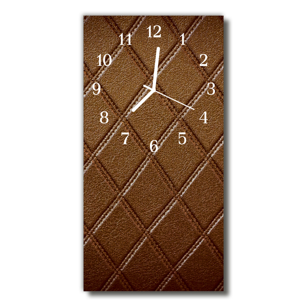 Relógio vertical Diamantes marrons