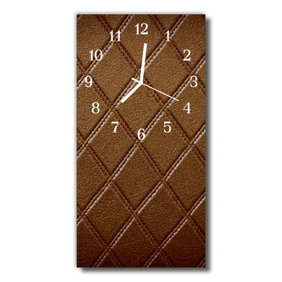 Relógio vertical Diamantes marrons