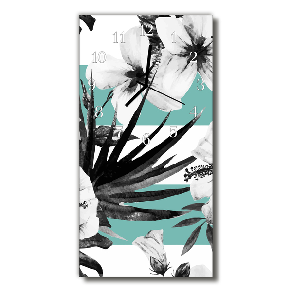 Relógio vertical Natureza Planta Colorida