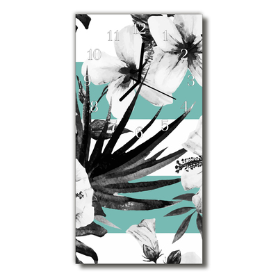 Relógio vertical Natureza Planta Colorida