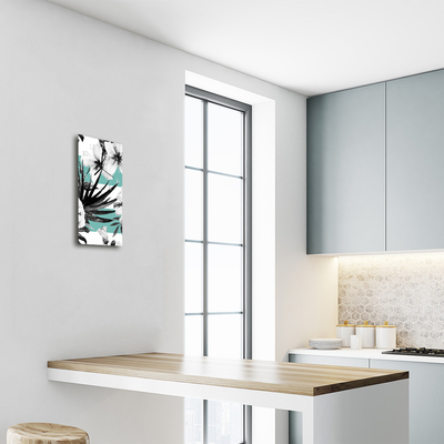 Relógio vertical Natureza Planta Colorida