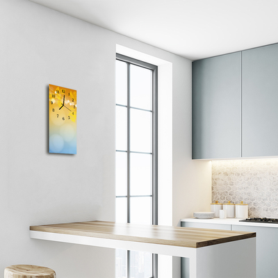 Relógio vertical Padrão de cor de arte