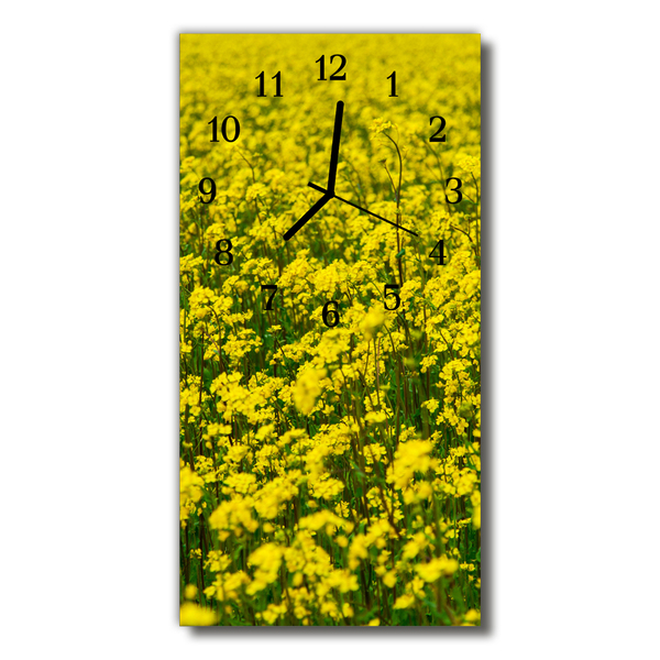 Relógio de vidro vertical Paisagens coloridas de Blumenfeld