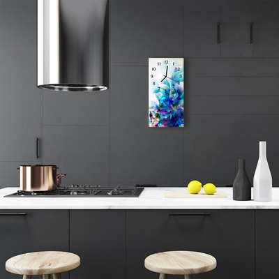 Relógio vertical Arte Padrão Gráficos Coloridos