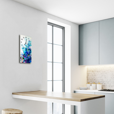 Relógio vertical Arte Padrão Gráficos Coloridos