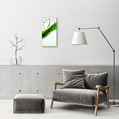 Relógio vertical Arte Abstração colorida