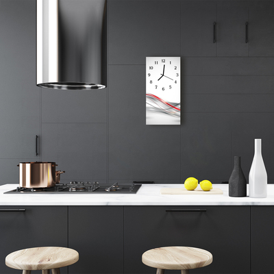 Relógio vertical Curva de arte colorida