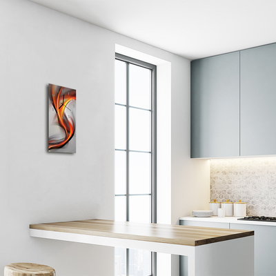 Relógio vertical Arte Abstração colorida