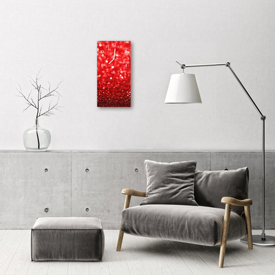 Relógio vertical Bico vermelho