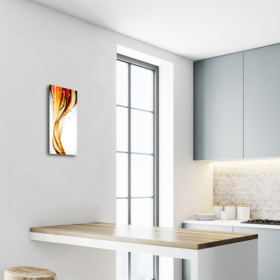 Relógio vertical Arte Abstração colorida