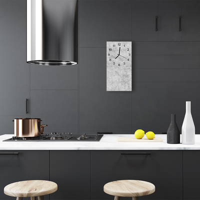 Relógio vertical Parede cinza