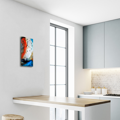 Relógio de vidro vertical Pintura a óleo pintada Arte