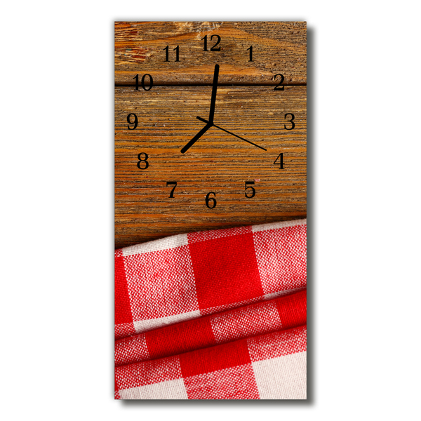 Relógio vertical Mesa de madeira colorida