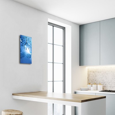 Relógio vertical Natureza Céu asteroides azul