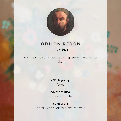 Arte de parede Buquê de Flores (1900-1905) por Odilon Redon