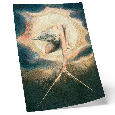 Poster para cozinha Ilustração de um velho da época colocando uma bússola no chão (1794)