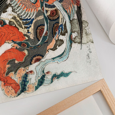Poster para cozinha Hokusai japonês em estilo vintage ukiyo-e