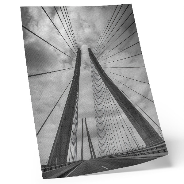 Arte de parede Ponte de corda: modernidade, elegância, simetria