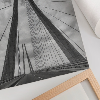 Arte de parede Ponte de corda: modernidade, elegância, simetria
