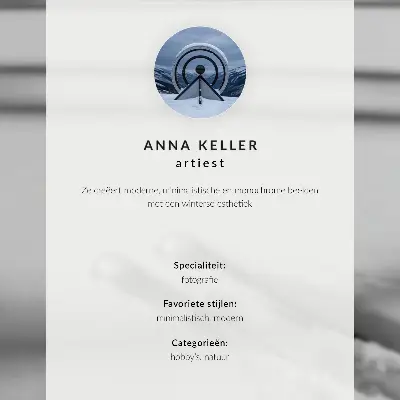 Poster decorativo minimalista com esquis brancos e cinzas, sombras e tema de paz