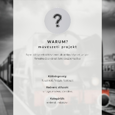 Poster decorativo Uma locomotiva a vapor clássica e potente em preto e branco.