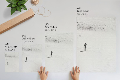 Arte de parede Minimalismo, solidão, espaço, paz.