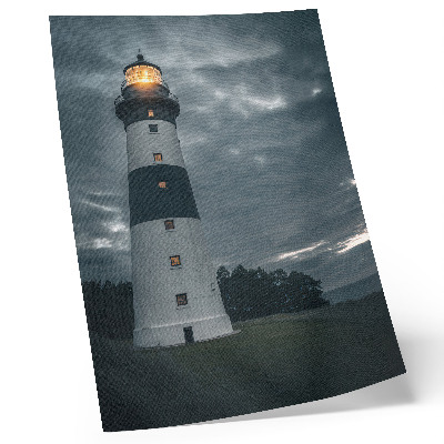 Poster decorativo Um farol contra um céu nublado