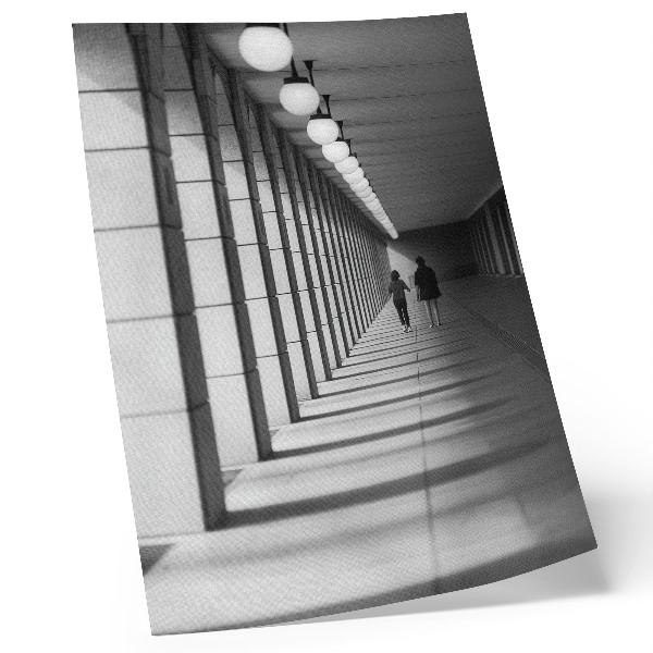 Poster decorativo Arquitetura moderna, longas sombras, simetria