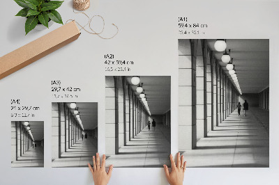 Poster decorativo Arquitetura moderna, longas sombras, simetria